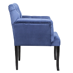Кресло Addison Chic Armchair deep blue velour варинант исполнения - 2 | Loft Concept в Саратове
