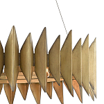 Люстра круглая с фактурным абажуром Graduated Heights варинант исполнения - 1 | Loft Concept в Саратове