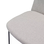 Стул мягкий светло-серый Chair Gray Runners варинант исполнения - 6 | Loft Concept в Саратове