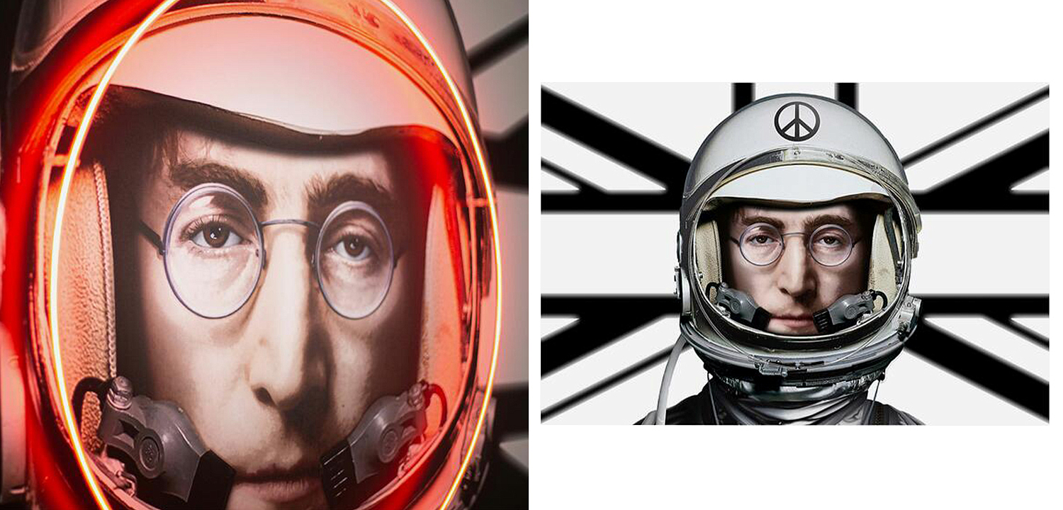 Дизайнерский Неоновый Постер Джон Леннон в Скафандре Lennon Astronaut Дизайнерский Неоновый Постер Джон Леннон в Скафандре Lennon Astronaut - Loft-Concept в Саратове