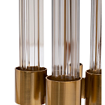 Торшер металлический со стеклянным основанием Intersection варинант исполнения - 2 | Loft Concept в Саратове