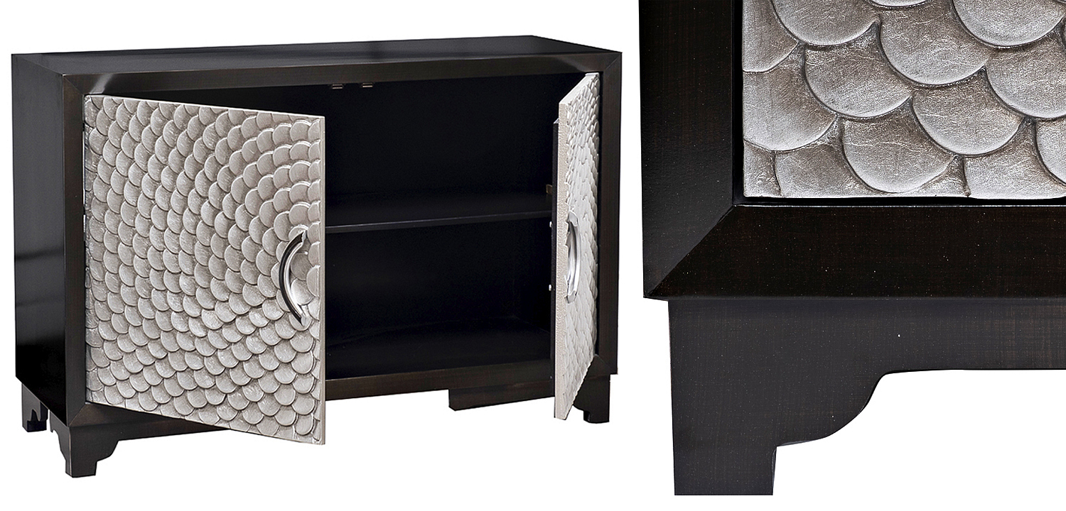 Комод с рельефным орнаментом Рыбья чешуя Fish scales Chest of drawers Комод с рельефным орнаментом Рыбья чешуя Fish scales Chest of drawers - Loft-Concept в Саратове