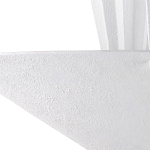 Люстра светодиодная белая геометрической формы с рифленым плафоном White Geometric Lamps варинант исполнения - 3 | Loft Concept в Саратове