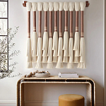 Плетеное настенное украшение с кистями Caballo Wall Hanging варинант исполнения - 1 | Loft Concept в Саратове