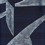 Обои ручная роспись в стиле Арт-деко Symphony Colourway SC-104 on Kyanite silk dupion варинант исполнения - 1 | Loft Concept в Саратове