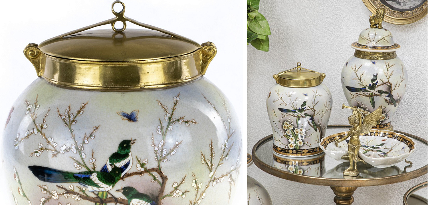 Ваза Magpies on Cherry Blossom Vase Ваза Magpies on Cherry Blossom Vase - Loft-Concept в Саратове