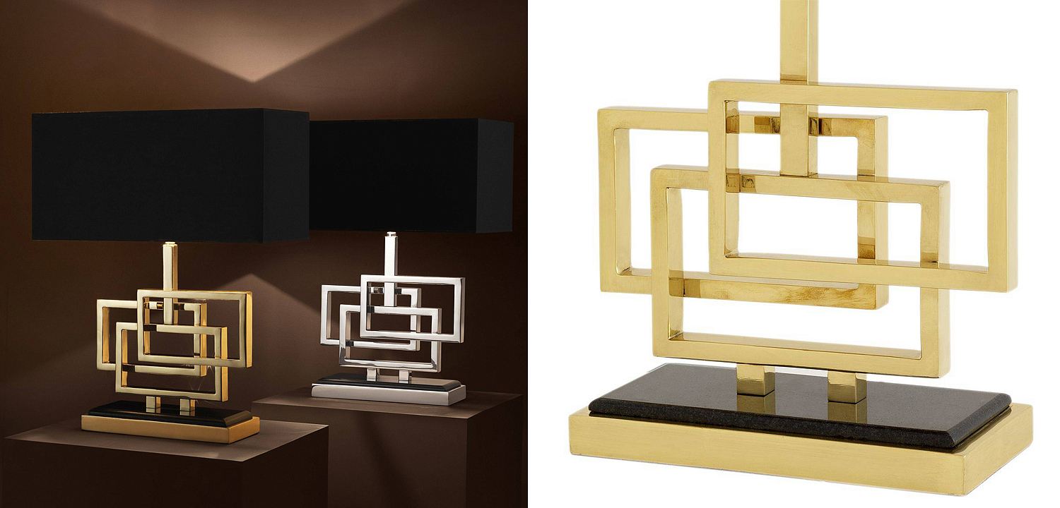 Настольная лампа Eichholtz Table Lamp Windolf Brass Настольная лампа Eichholtz Table Lamp Windolf Brass - Loft-Concept в Саратове