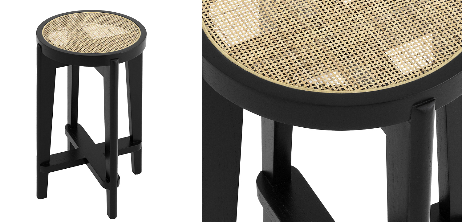 Полубарный стул Eichholtz Counter Stool Dareau black Полубарный стул Eichholtz Counter Stool Dareau black - Loft-Concept в Саратове