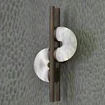 Бра  с фигурным мраморным рассеивателем Spiral of Warm Light варинант исполнения - 2 | Loft Concept в Саратове