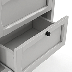 Комод узкий с 5-ю ящиками серый Silva Grey Chest of Drawers варинант исполнения - 4 | Loft Concept в Саратове