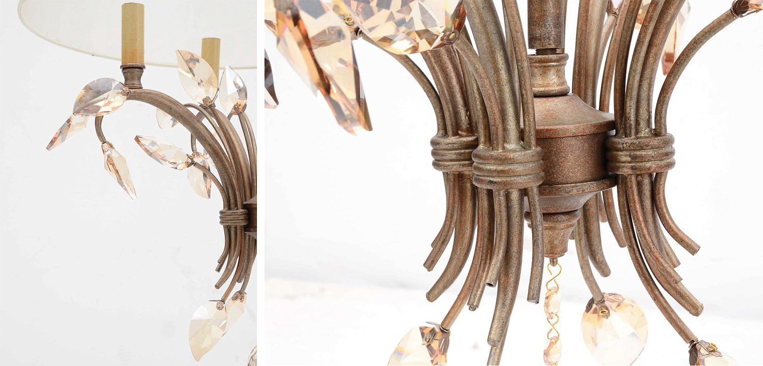 Люстра Malory Crystal Petals Chandelier Люстра Malory Crystal Petals Chandelier - Loft-Concept в Саратове