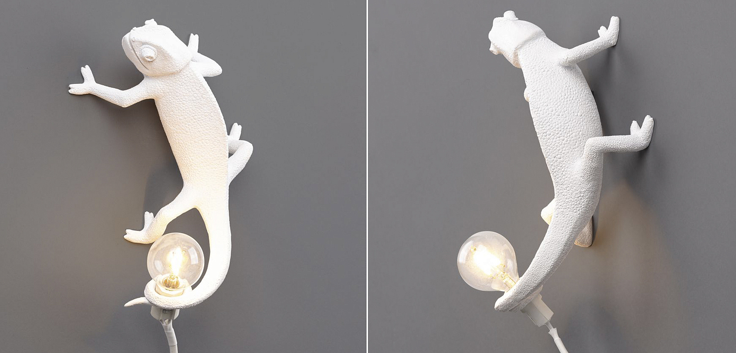 Бра Seletti Chameleon Lamp Going Up Бра Seletti Chameleon Lamp Going Up - Loft-Concept в Саратове