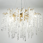 Люстра с декором в виде ветвей с хрустальными подвесками Fairytree Gold Crystal Chandelier 8 варинант исполнения - 5 | Loft Concept в Саратове