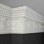 Карниз с орнаментом KO-27 варинант исполнения - 1 | Loft Concept в Саратове