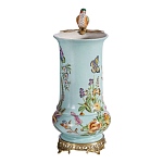 Ваза с птичкой из фарфора с бронзовыми элементами Garden of Eden варинант исполнения - 4 | Loft Concept в Саратове