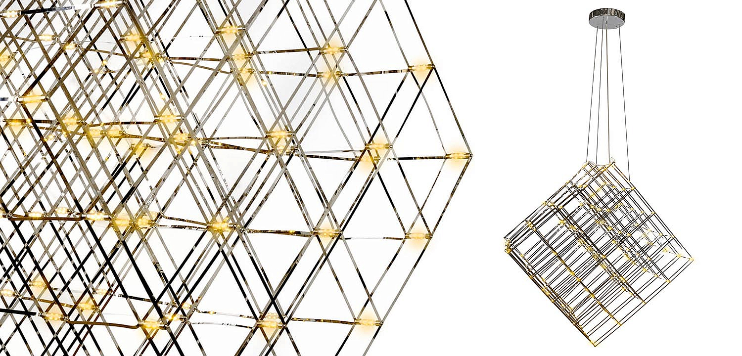 Люстра Moooi Tesseract Yellow lamp M Люстра Moooi Tesseract Yellow lamp M - Loft-Concept в Саратове