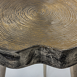 Металлический столик со столешницей в виде слеба Slabby варинант исполнения - 4 | Loft Concept в Саратове