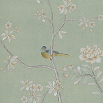 Обои ручная роспись Badminton Mercury Grey варинант исполнения - 3 | Loft Concept в Саратове