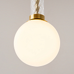 Подвесной светильник со стеклянными вставками Helios варинант исполнения - 5 | Loft Concept в Саратове