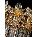 Бра с декоративными элементами в виде крупных хрустальных цветов Palace Gardens варинант исполнения - 3 | Loft Concept в Саратове