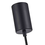 Подвесной светильник с рифленым стеклянным плафоном цилиндрической формы ARTICOLO варинант исполнения - 4 | Loft Concept в Саратове