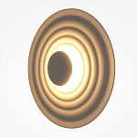 Бра круглое Soft Halo бежевый варинант исполнения - 3 | Loft Concept в Саратове