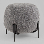 Пуф Флик ткань букле тёмно-серый варинант исполнения - 1 | Loft Concept в Саратове