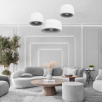 Подвесной светильник с цилиндрическим фактурным абажуром Sergey Makhno варинант исполнения - 13 | Loft Concept в Саратове