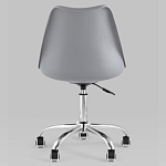 Офисный стул на металлическом основании EGGERY Grey варинант исполнения - 4 | Loft Concept в Саратове