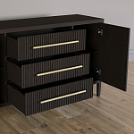 Буфет Primo с тремя ящиками и двумя фасадами Темный орех варинант исполнения - 4 | Loft Concept в Саратове