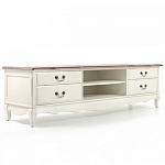 ТВ-тумба в стиле прованс из массива берёзы Interiors Romance варинант исполнения - 2 | Loft Concept в Саратове