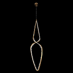 Подвесной светильник обрамленный элементами в виде кристаллов Smooth Shine варинант исполнения - 3 | Loft Concept в Саратове