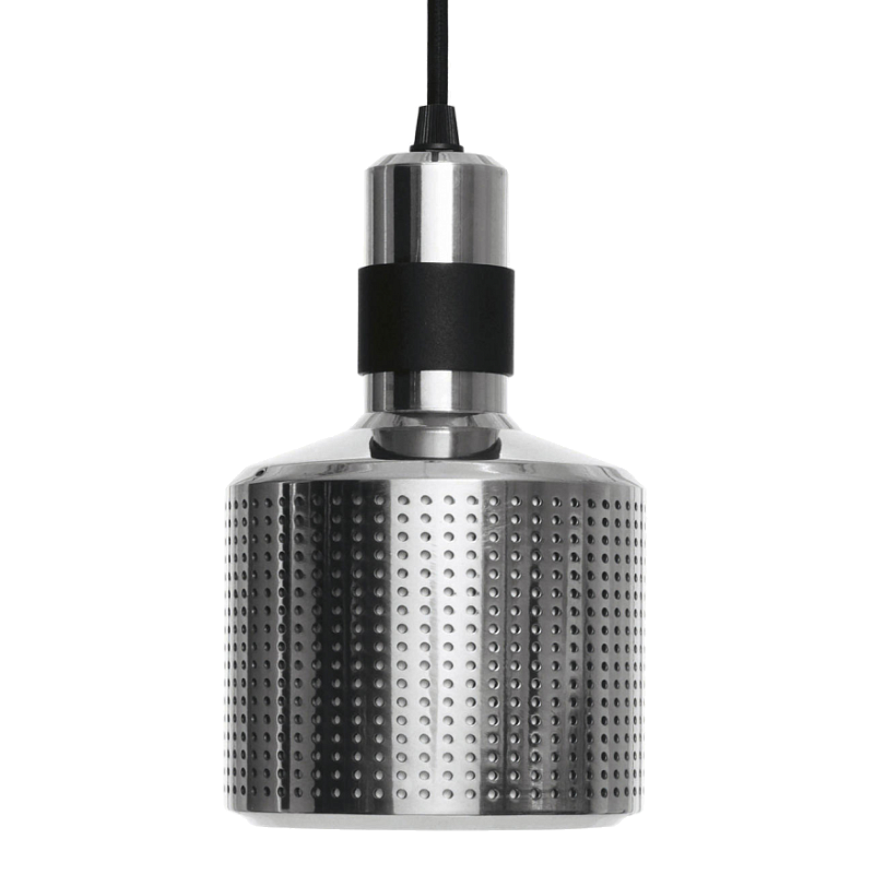 Подвесной светильник Riddle Pendant Lamp Silver Черный Серебряный Подвесной светильник Riddle Pendant Lamp Silver Черный Серебряный в Саратове | Loft Concept