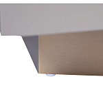 Комод со стеклянной столешницей и с выдвижными ящиками Minimalist Accent варинант исполнения - 6 | Loft Concept в Саратове