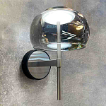 Бра с округлым прозрачным плафоном Blanton Light варинант исполнения - 4 | Loft Concept в Саратове