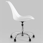 Офисный стул на металлическом основании EGGERY White пластик варинант исполнения - 3 | Loft Concept в Саратове