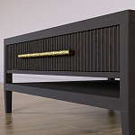 Кофейный стол Primo с двумя ящиками Темный орех варинант исполнения - 5 | Loft Concept в Саратове