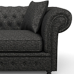 Мебельная ткань Шенилл темно-серый цвет 138 см T4-40 варинант исполнения - 8 | Loft Concept в Саратове