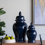 Ваза с крышкой однотонная Высота 31 см Chinoiserie Ceramics варинант исполнения - 8 | Loft Concept в Саратове