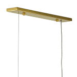 Люстра прямоугольная с белыми цилиндрическими абажурами White Ribbon варинант исполнения - 3 | Loft Concept в Саратове