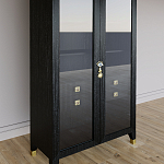 Дизайнерский шкаф витрина Elsa Dreams Black с 4-мя ящиками варинант исполнения - 2 | Loft Concept в Саратове