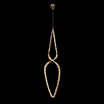 Подвесной светильник обрамленный элементами в виде кристаллов Smooth Shine варинант исполнения - 1 | Loft Concept в Саратове