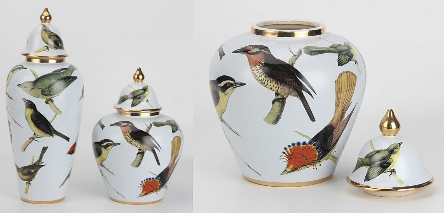 Ваза Blue Birds small Ваза Blue Birds small - Loft-Concept в Саратове