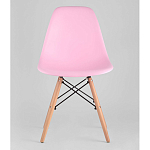 Пластиковый стул на ножках из массива бука Eames Pink варинант исполнения - 4 | Loft Concept в Саратове
