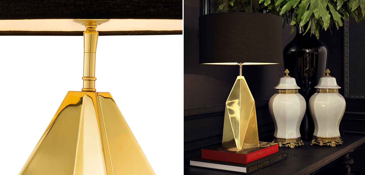 Настольная лампа Eichholtz Table Lamp Setai brass Настольная лампа Eichholtz Table Lamp Setai brass - Loft-Concept в Саратове