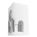 Встраиваемый в стену гипсовый светильник под покраску с арками и рельефными колоннами Antiquity Athena варинант исполнения - 4 | Loft Concept в Саратове