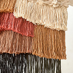 Текстильное Панно с бахромой варинант исполнения - 1 | Loft Concept в Саратове