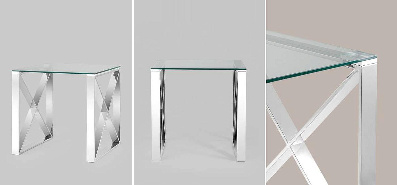 Стол приставной Lannes Collection Silver Стол приставной Lannes Collection Silver - Loft-Concept в Саратове