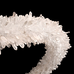 Люстра круглая с натуральным горным хрусталем Crystal Shimmer варинант исполнения - 5 | Loft Concept в Саратове