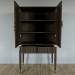 Кабинетный шкаф Elsa Dreams Walnut с 2-мя ящиками варинант исполнения - 4 | Loft Concept в Саратове